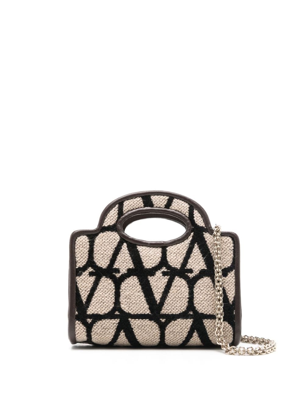 Valentino Garavani micro Le Troisième monogram-jacquard tote bag