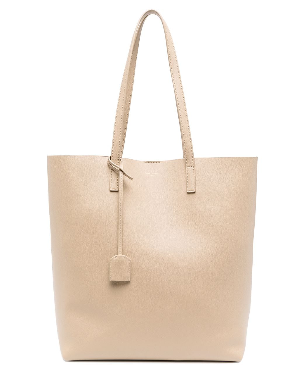 Saint Laurent logo-print leather tote bag