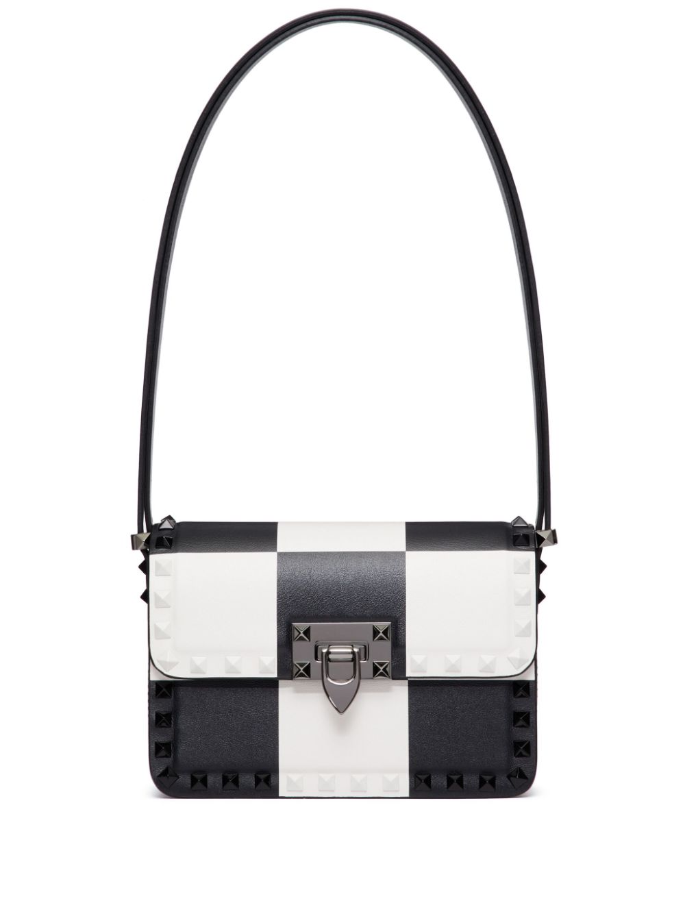 Valentino Garavani small Rockstud23 chess-print shoulder bag