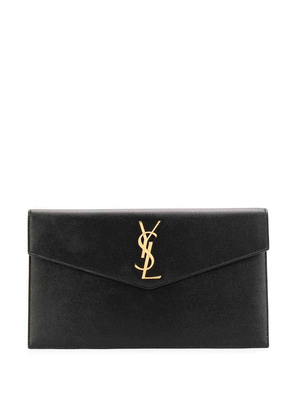 Saint Laurent medium monogram plaque pouch