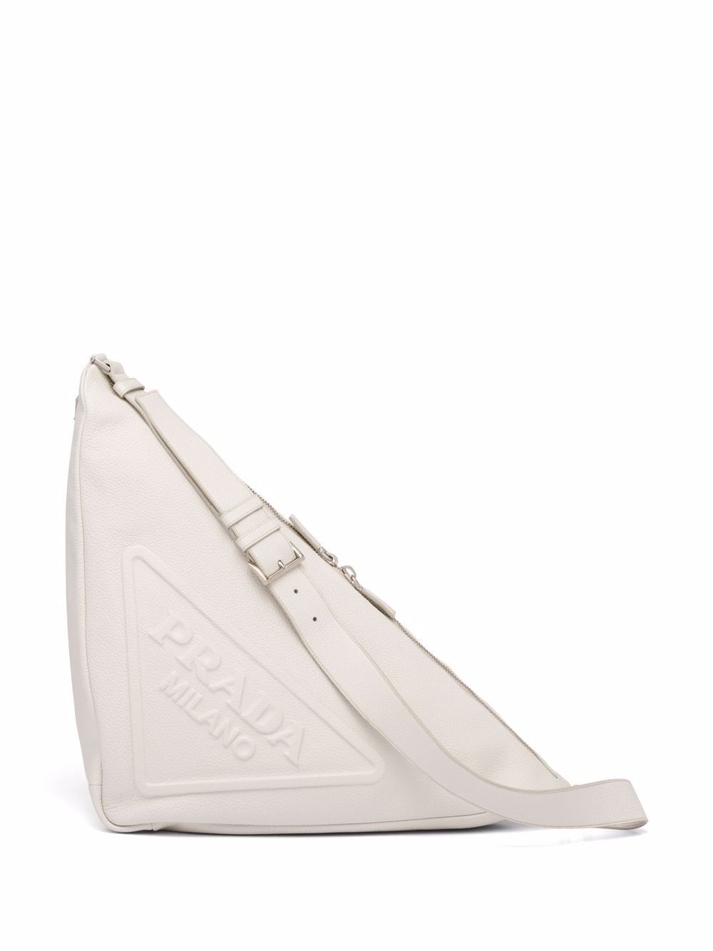 Pra*a triangle saffiano-leather shoulder bag