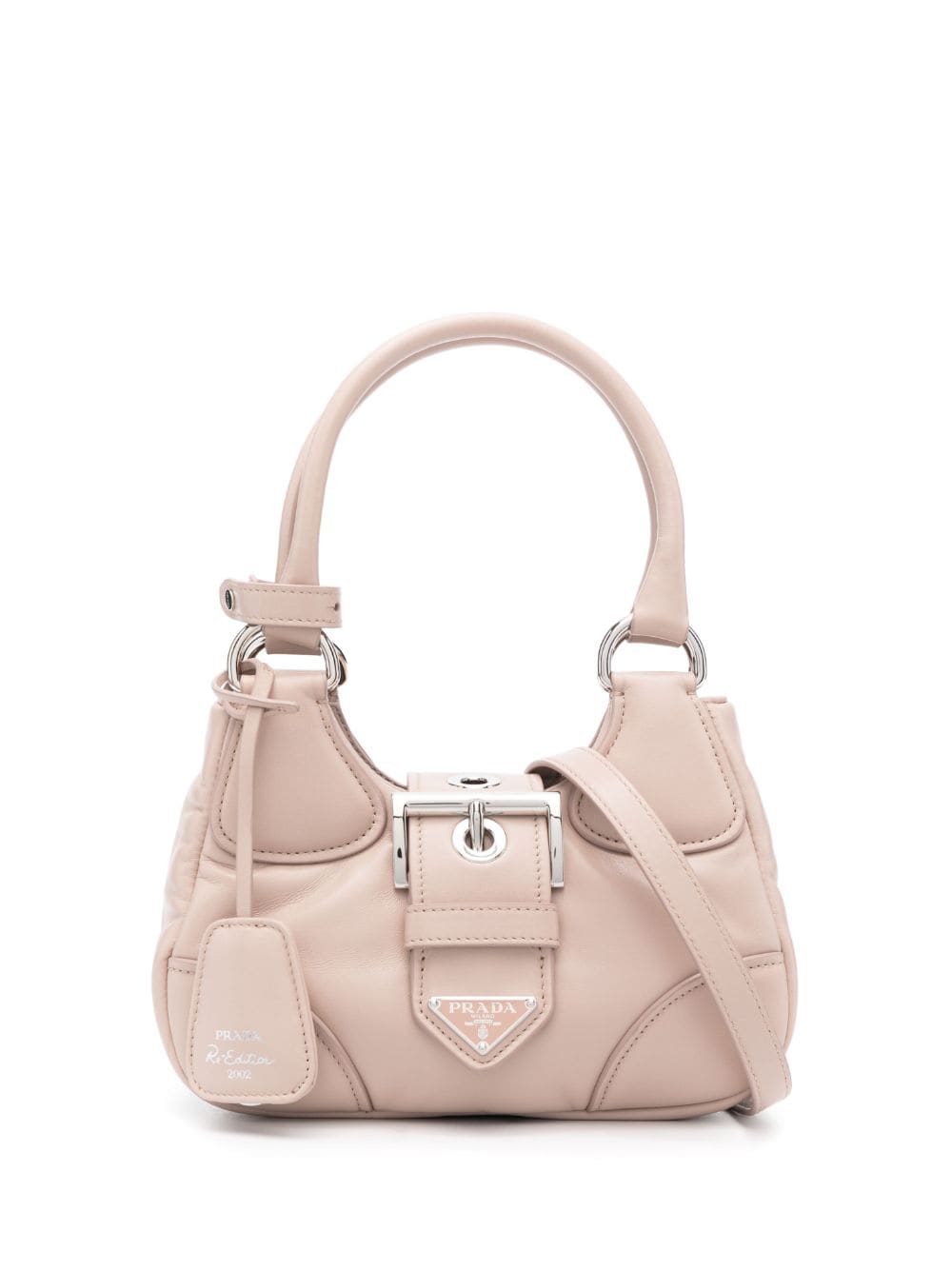 Pra*a triangle-logo tote bag