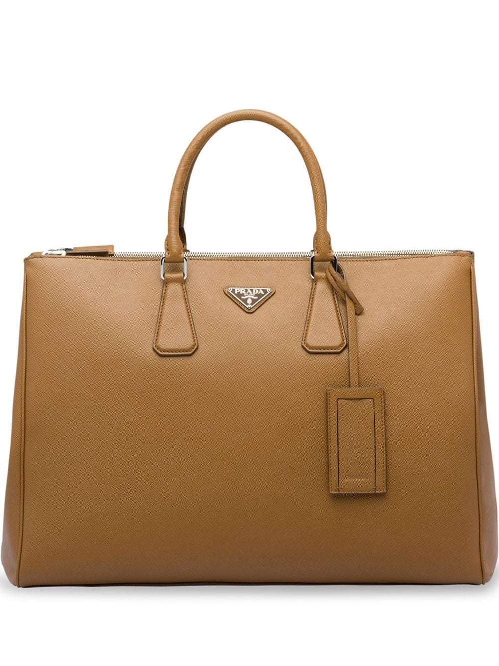 Pra*a saffiano leather tote bag