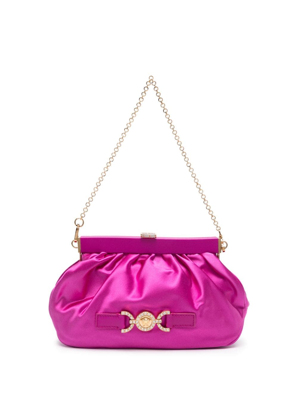 Versace Medusa-plaque clutch bag