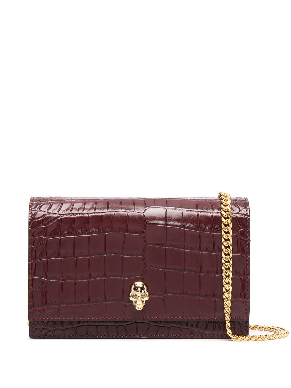 Alexander McQueen skull motif crossbody bag