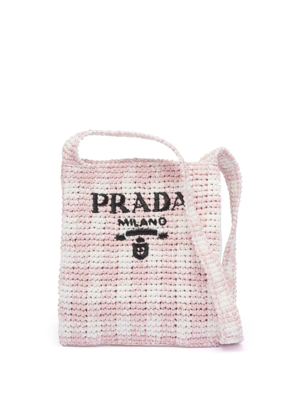 Pra*a small raffia bag