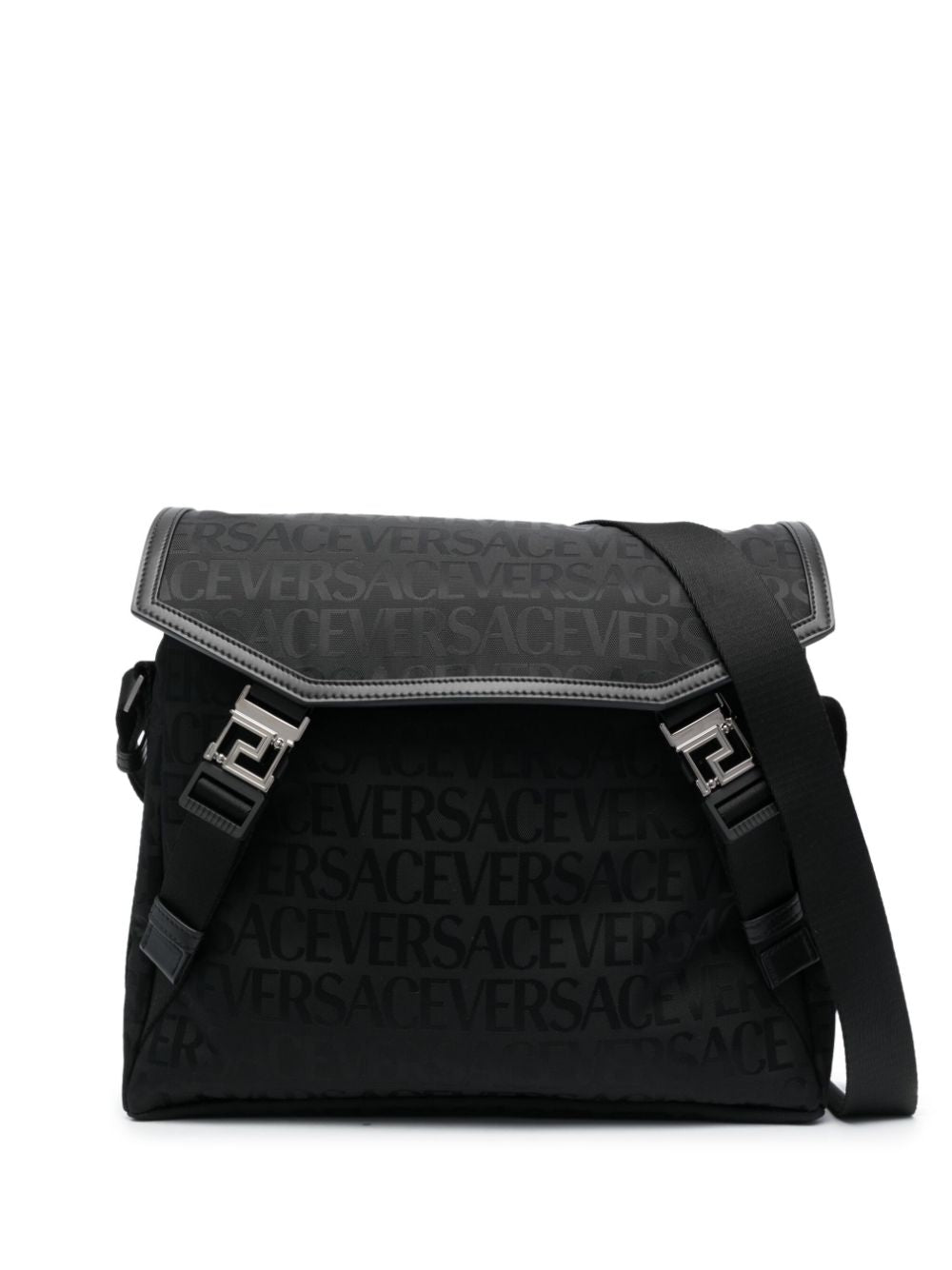 Versace Greca-plaque logo-print bag