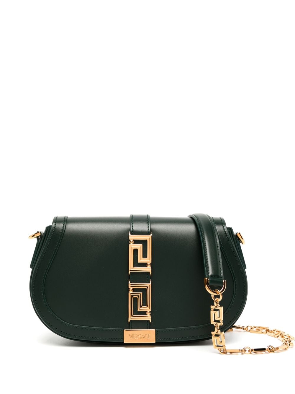 Versace Greca Goddess leather shoulder bag