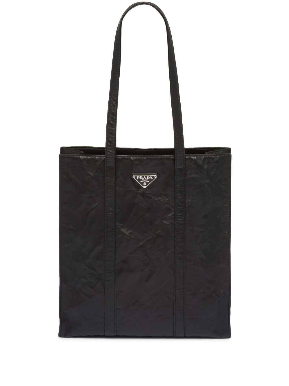 Pra*a nappa-leather tote bag