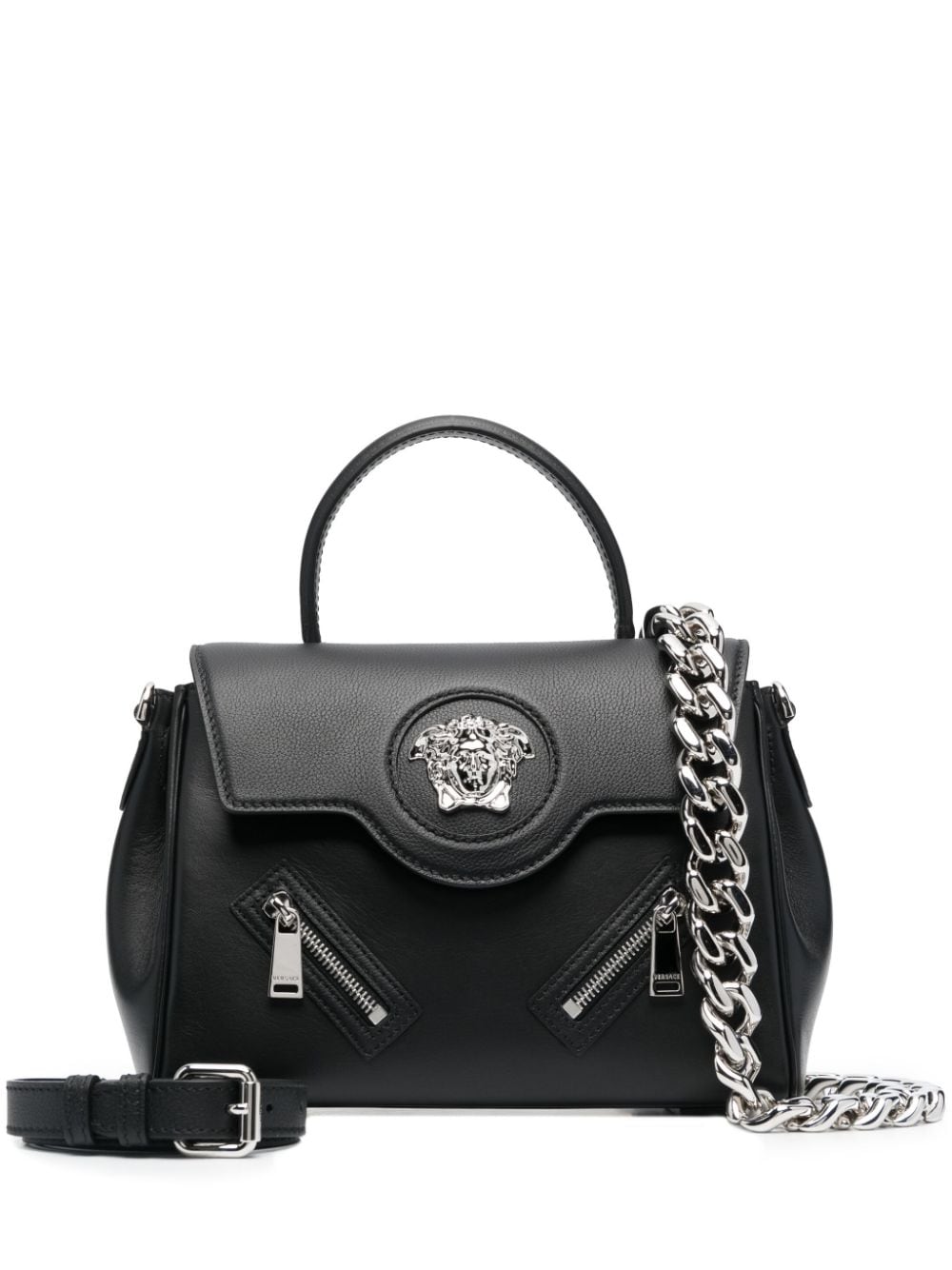 Versace La Medusa small leather tote bag