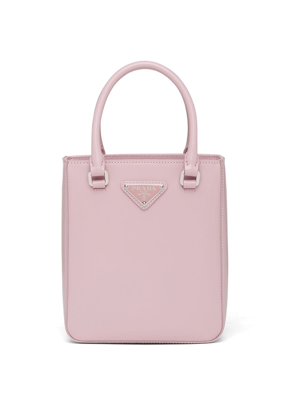 Pra*a small brushed leather tote