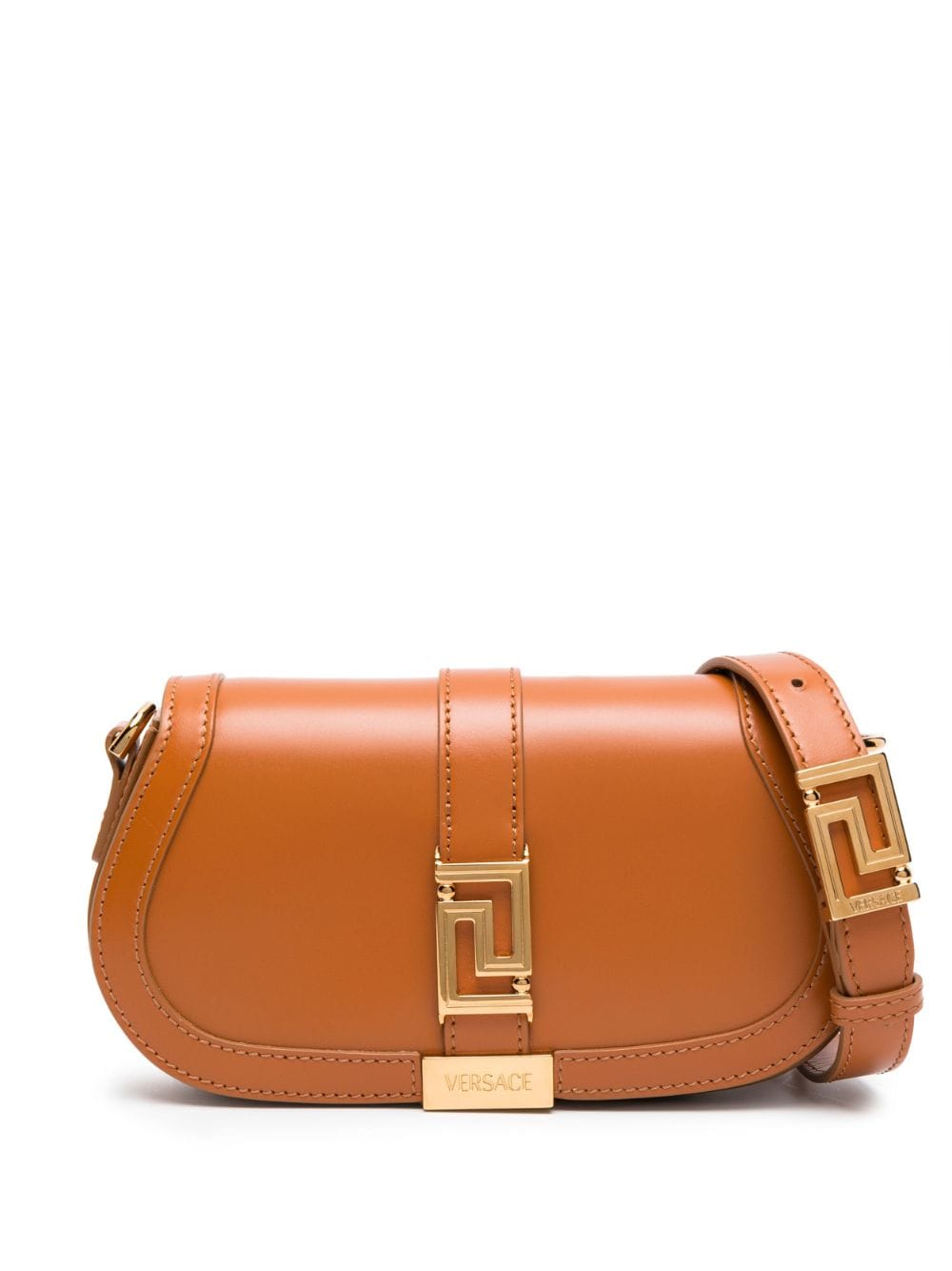 Versace Mini Greca Goddess leather shoulder bag