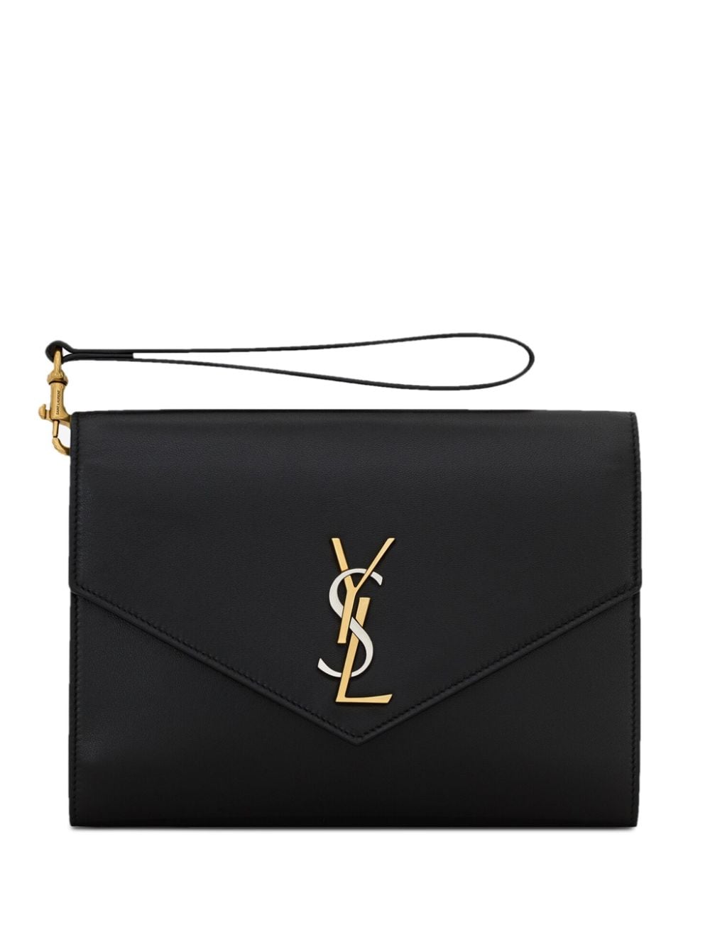 Saint Laurent Monogram plaque clutch bag