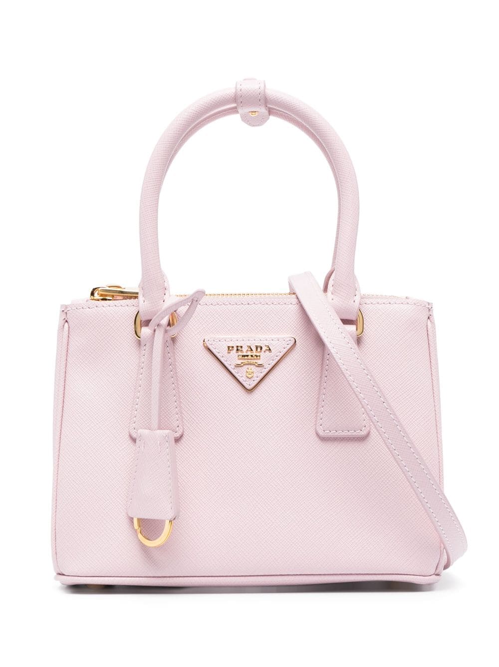 Pra*a mini galleria leather bag