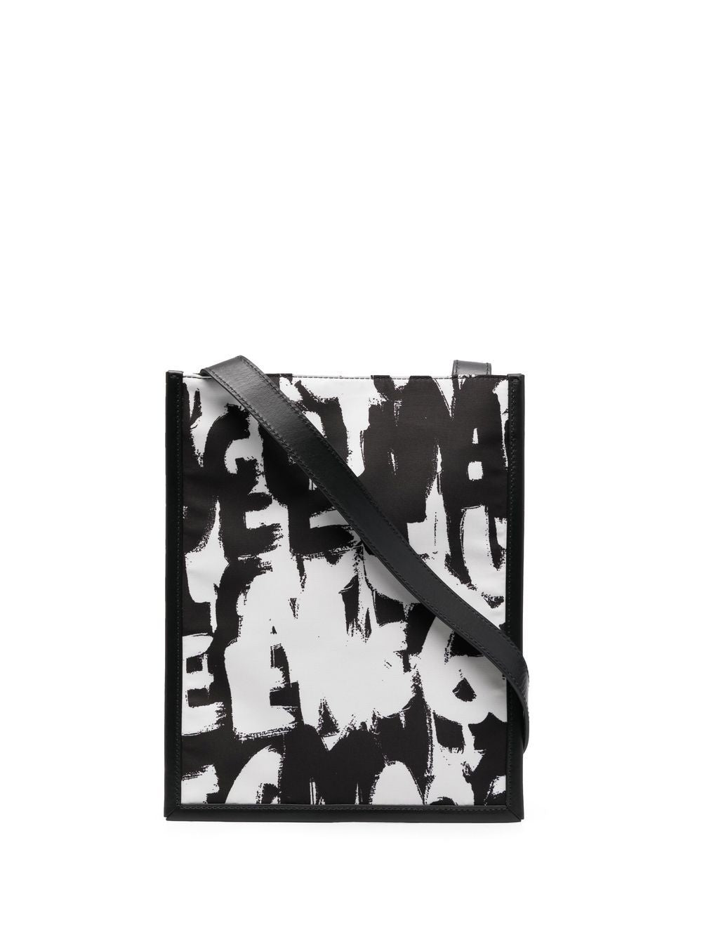 Alexander McQueen graffiti-print shoulder bag