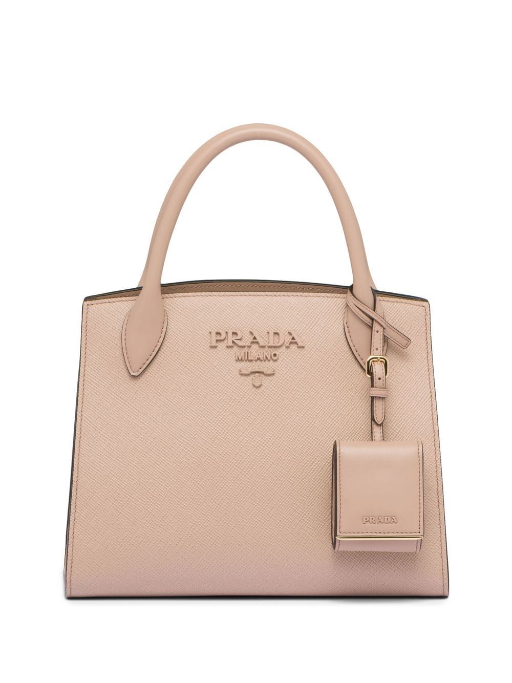 Pra*a saffiano leather bag