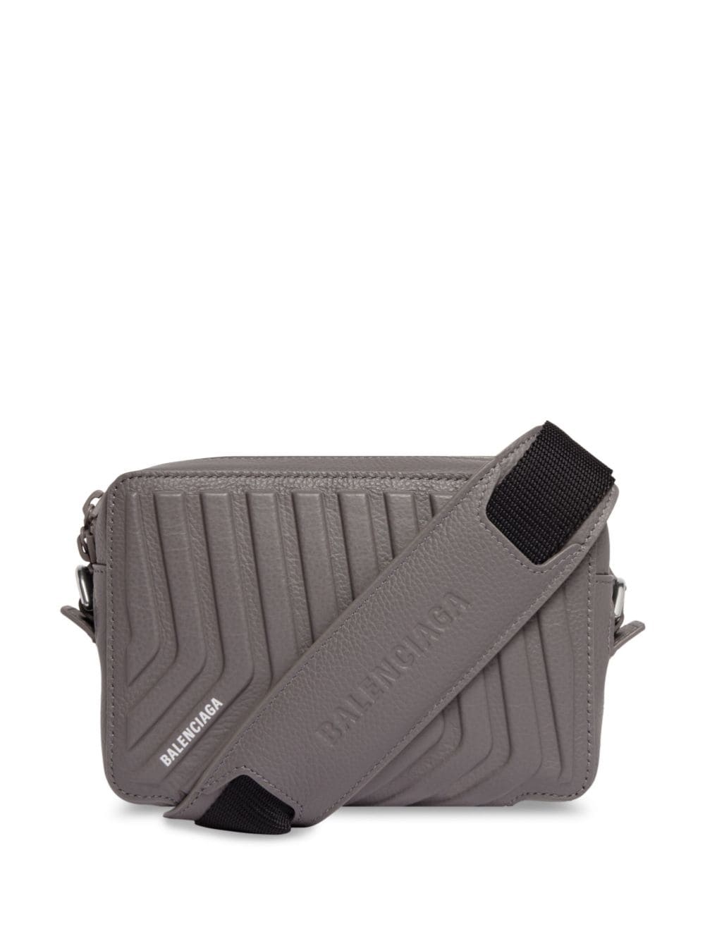 Ba*len*cia*ga car embossed-leather camera bag
