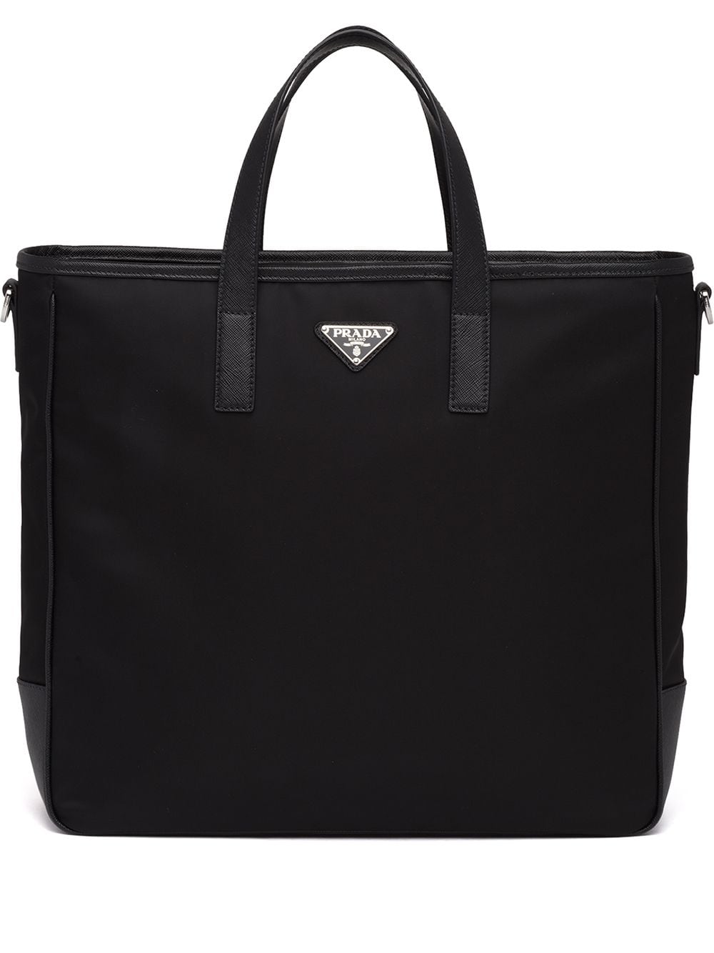 Pra*a re-nylon logo tote bag
