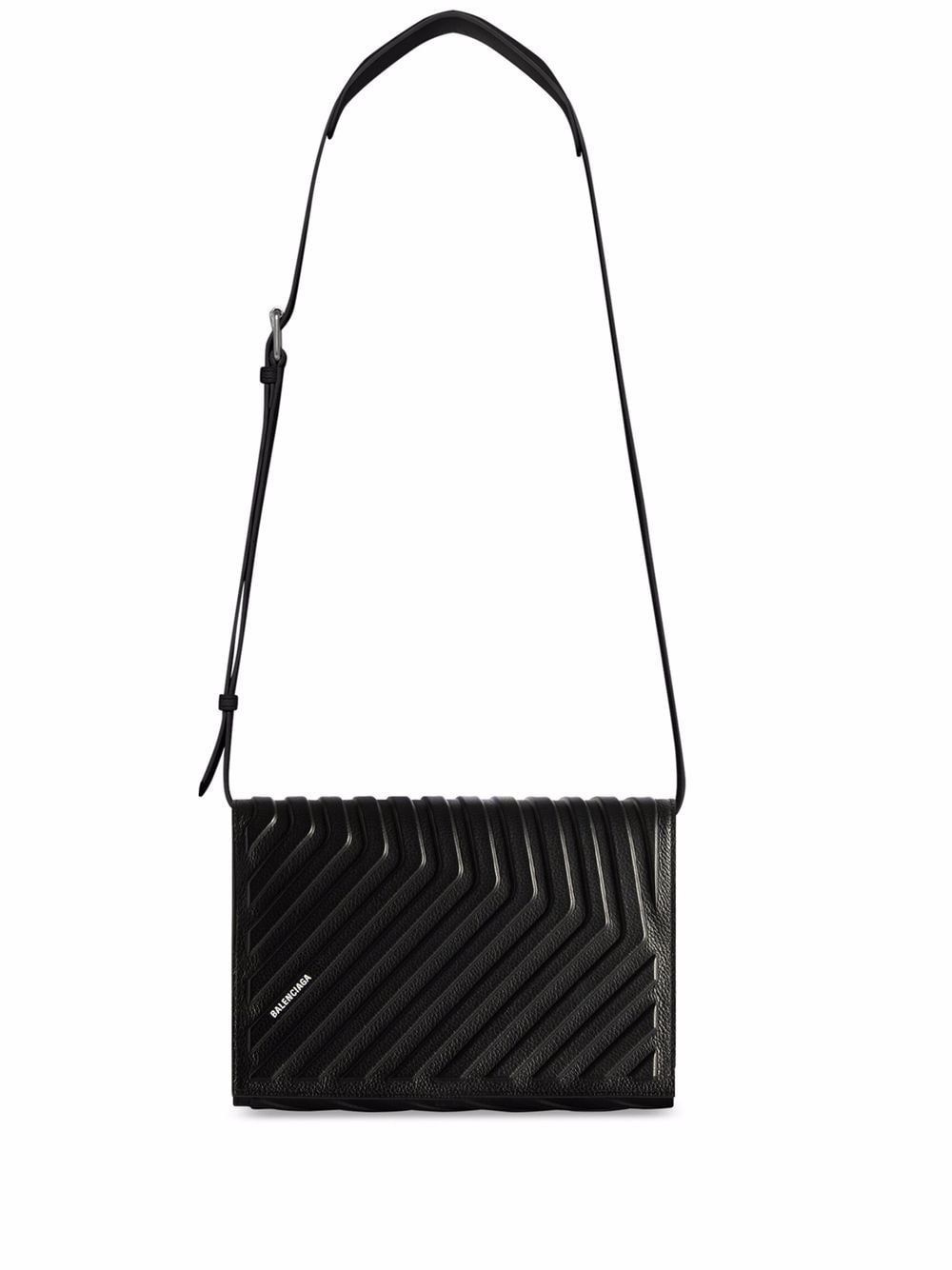 Ba*len*cia*ga car flap adjustable-strap shoulder bag