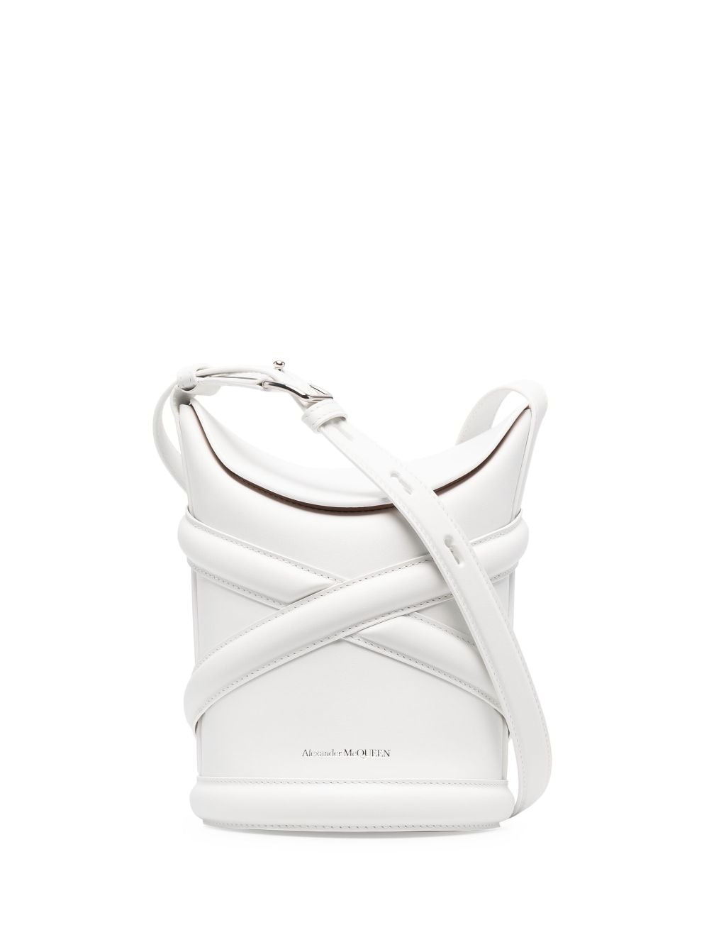Alexander McQueen The Curve mini bucket bag