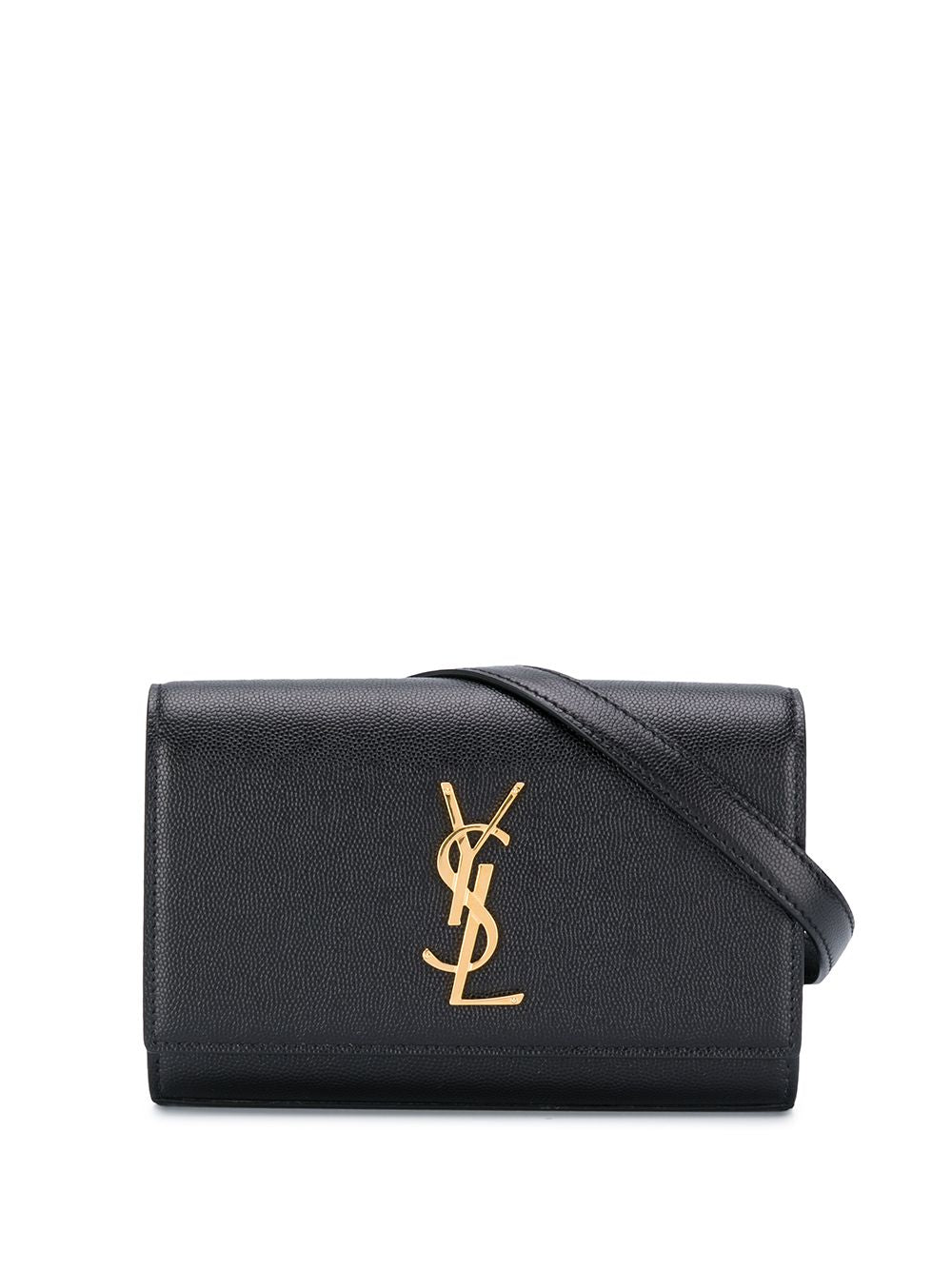 Saint Laurent logo-plaque belt bag