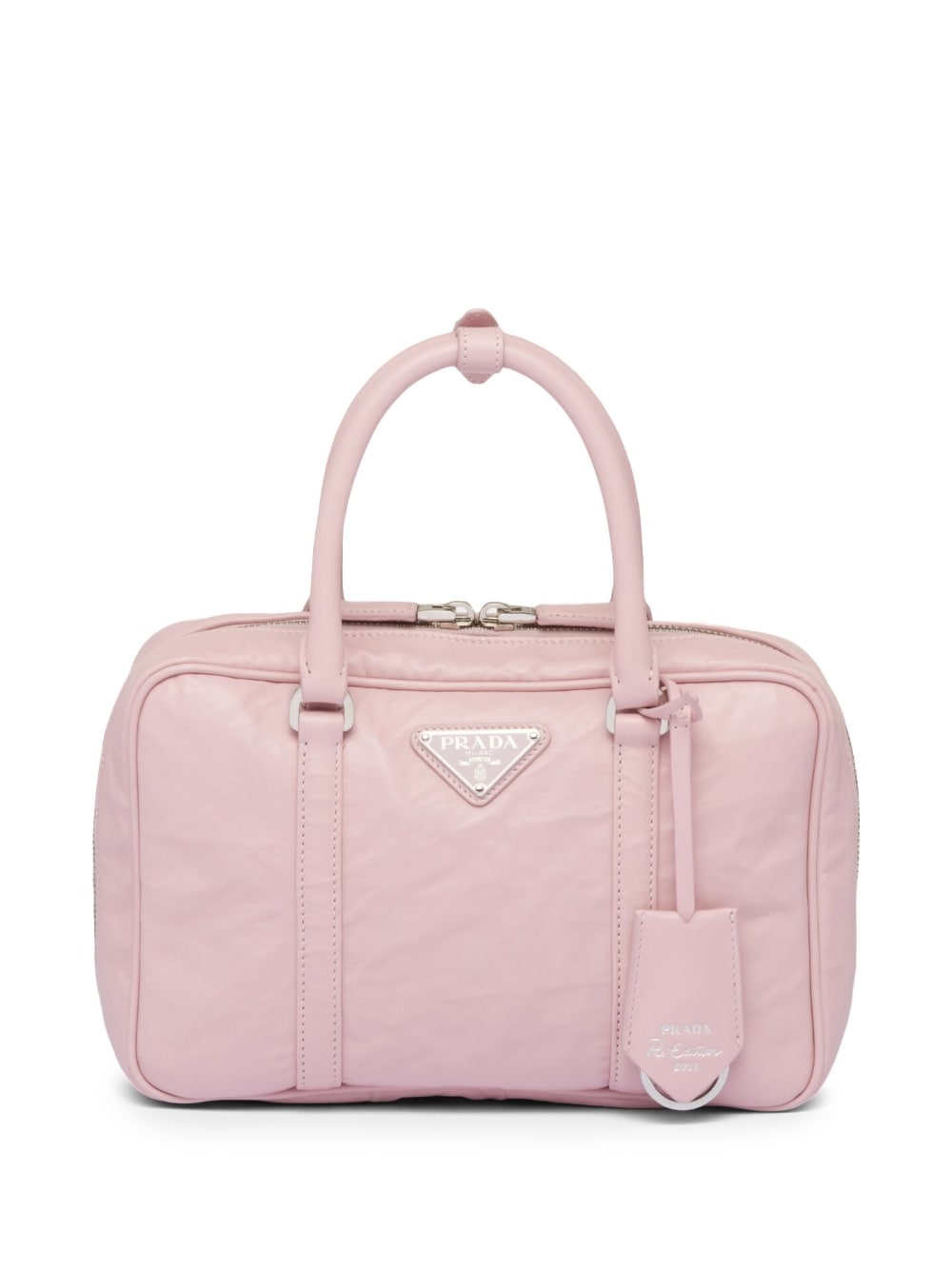 Pra*a medium leather tote bag