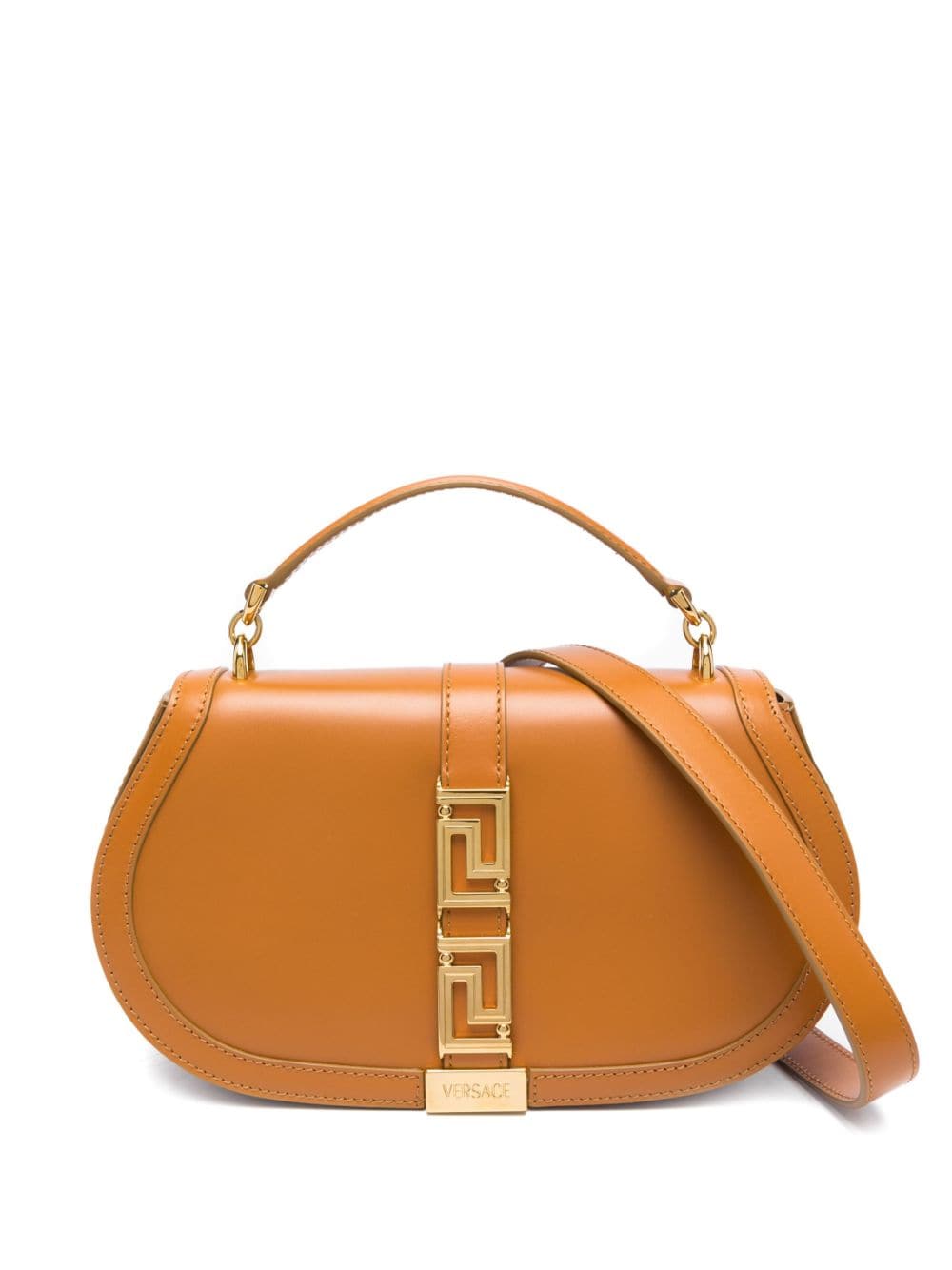 Versace Greca Goddess leather shoulder bag