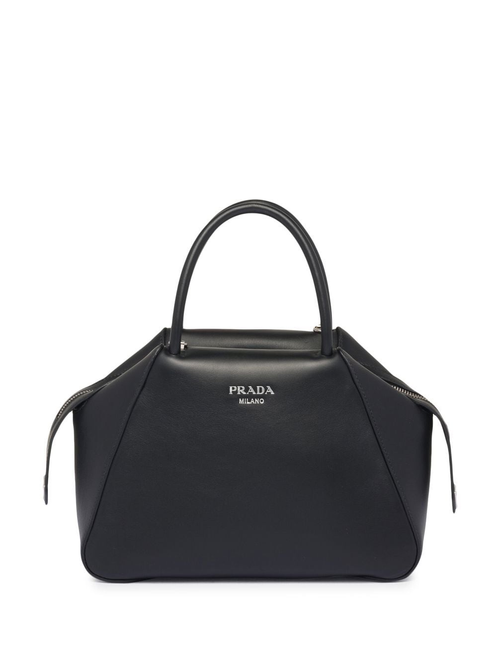 Pra*a small logo-print tote bag