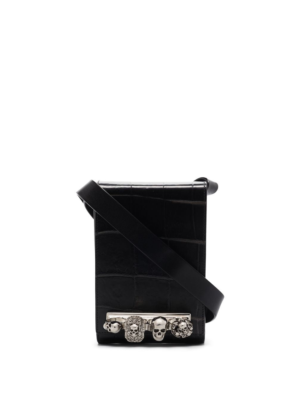 Alexander McQueen small Four Ring crossbody bag