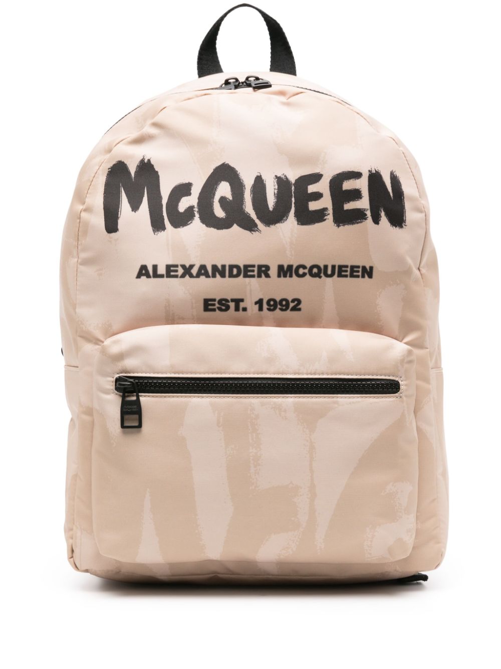 Alexander McQueen Graffiti Metropolitan logo-print backpack