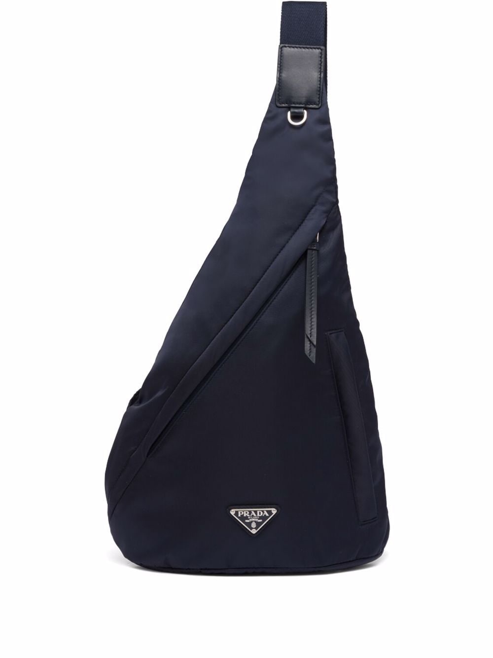 Pra*a re-nylon logo-plaque backpack