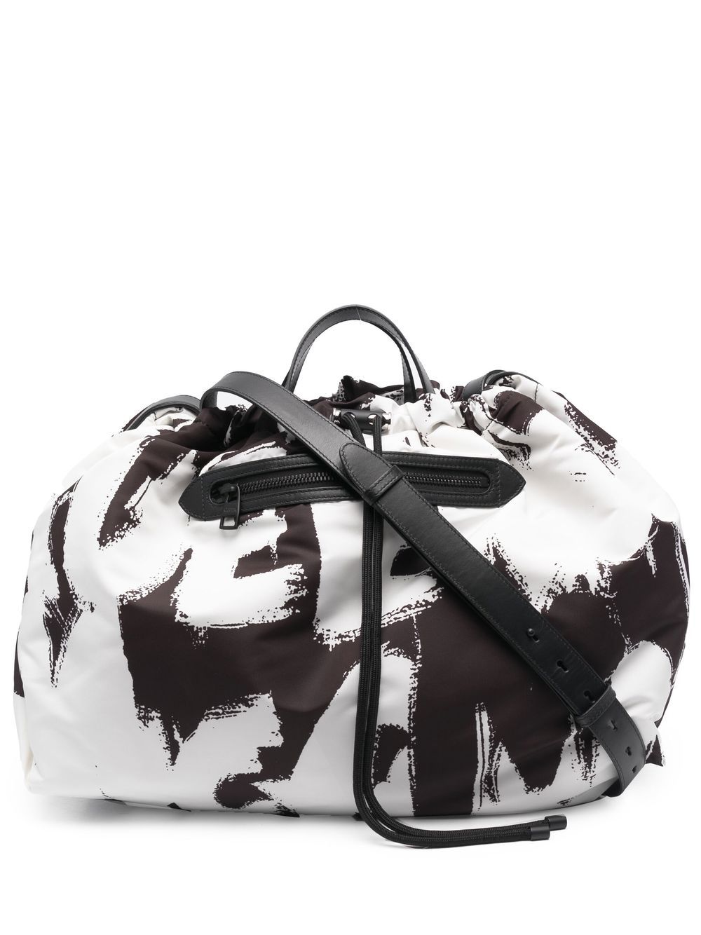 Alexander McQueen graffiti logo-print tote bag