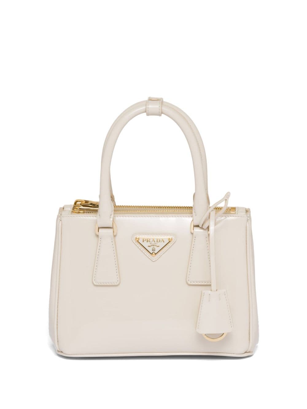 Pra*a galleria patent leather mini bag