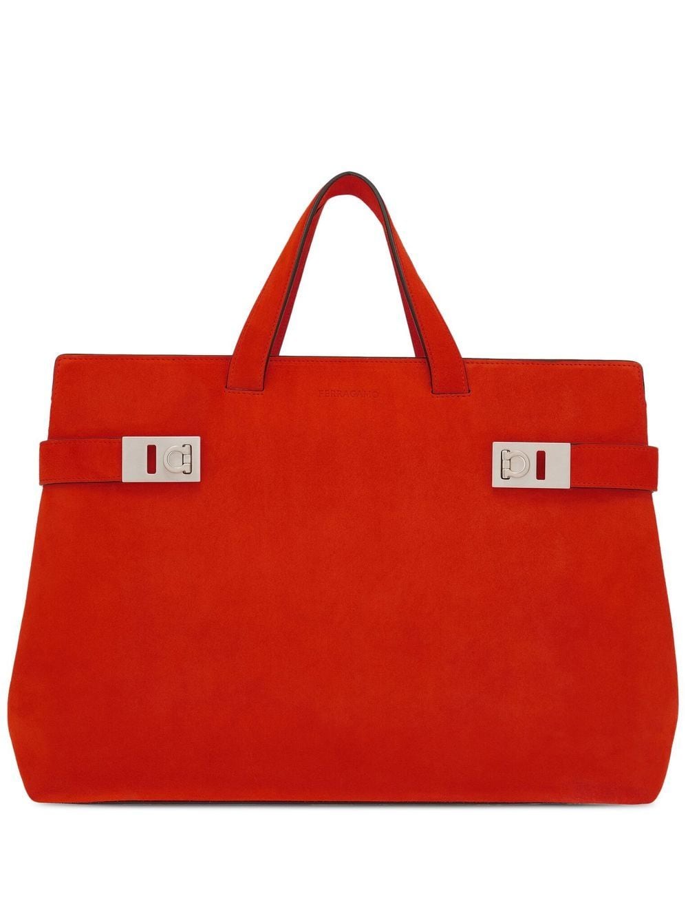 Ferragamo Gancini-fasten large tote bag