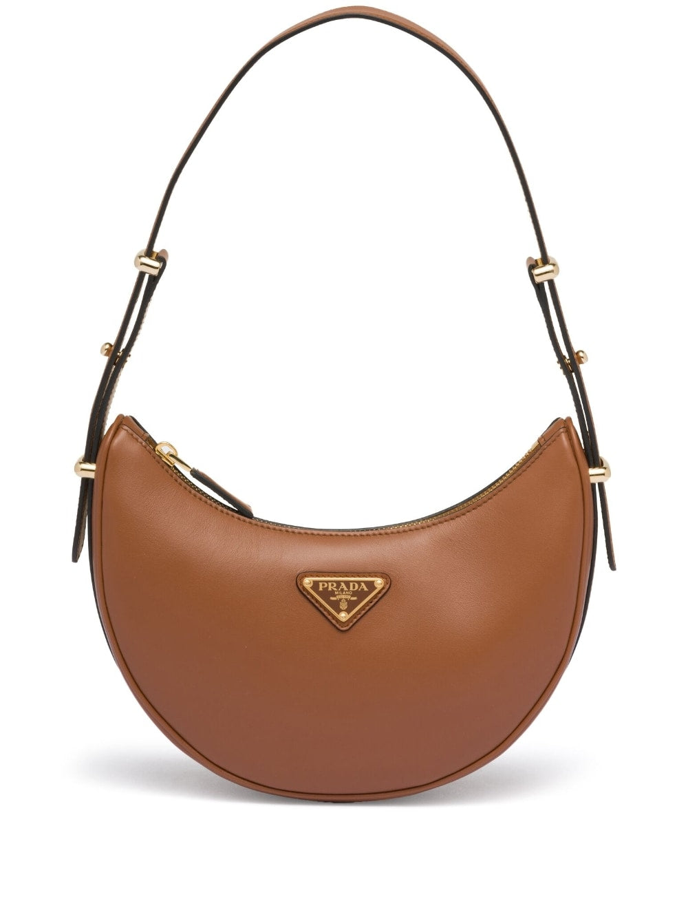 Pra*a arqué leather shoulder bag