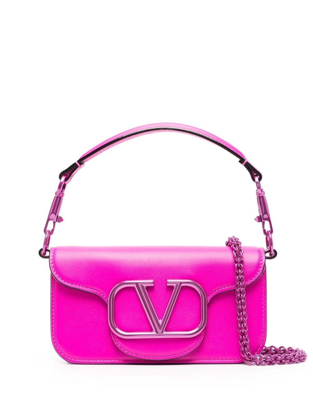 Valentino Garavani Locò logo-plaque shoulder bag