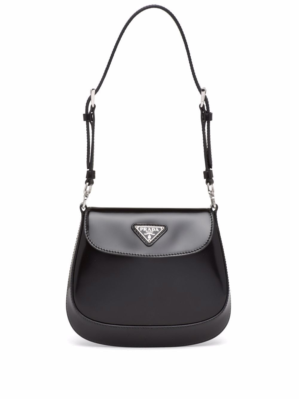 Pra*a cleo logo-plaque crossbody bag