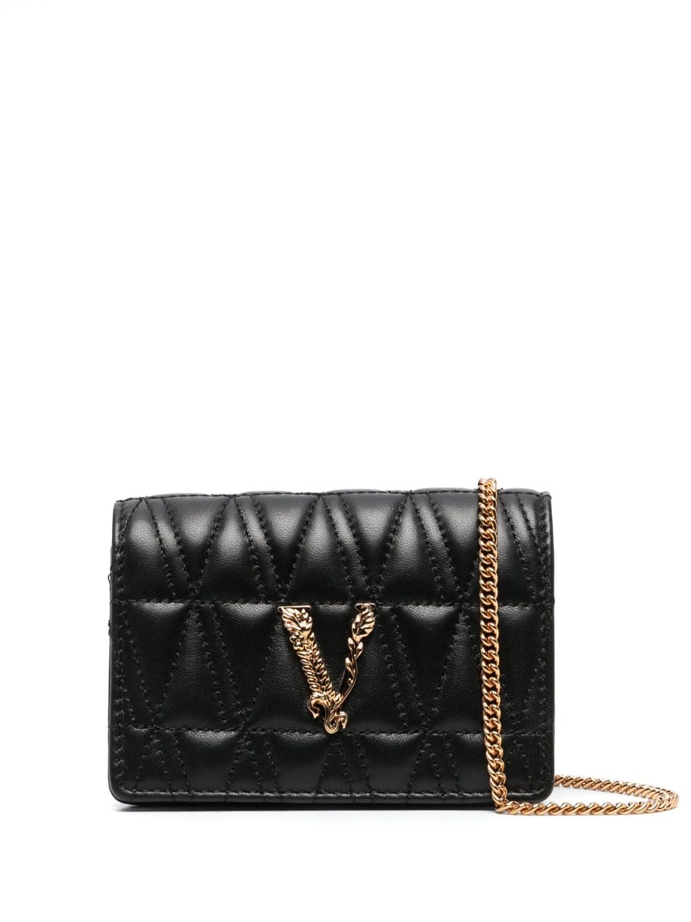Versace Virtus quilted clutch bag