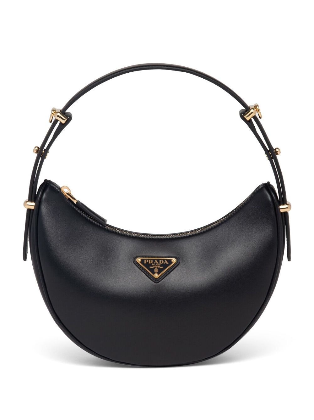 Pra*a arqué leather shoulder bag