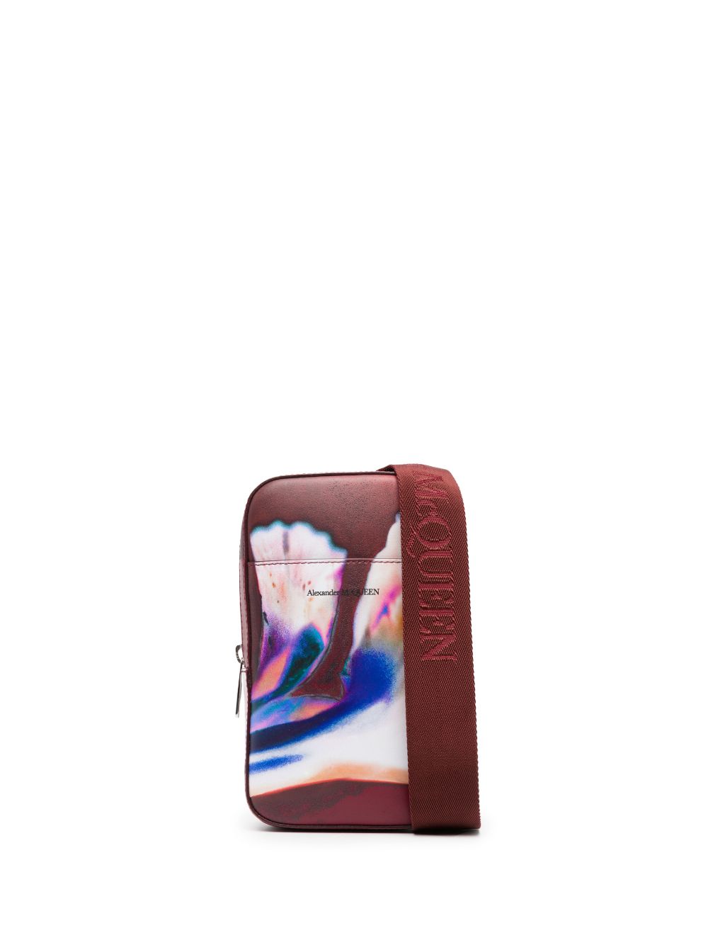 Alexander McQueen Solarised Flower-print shoulder bag