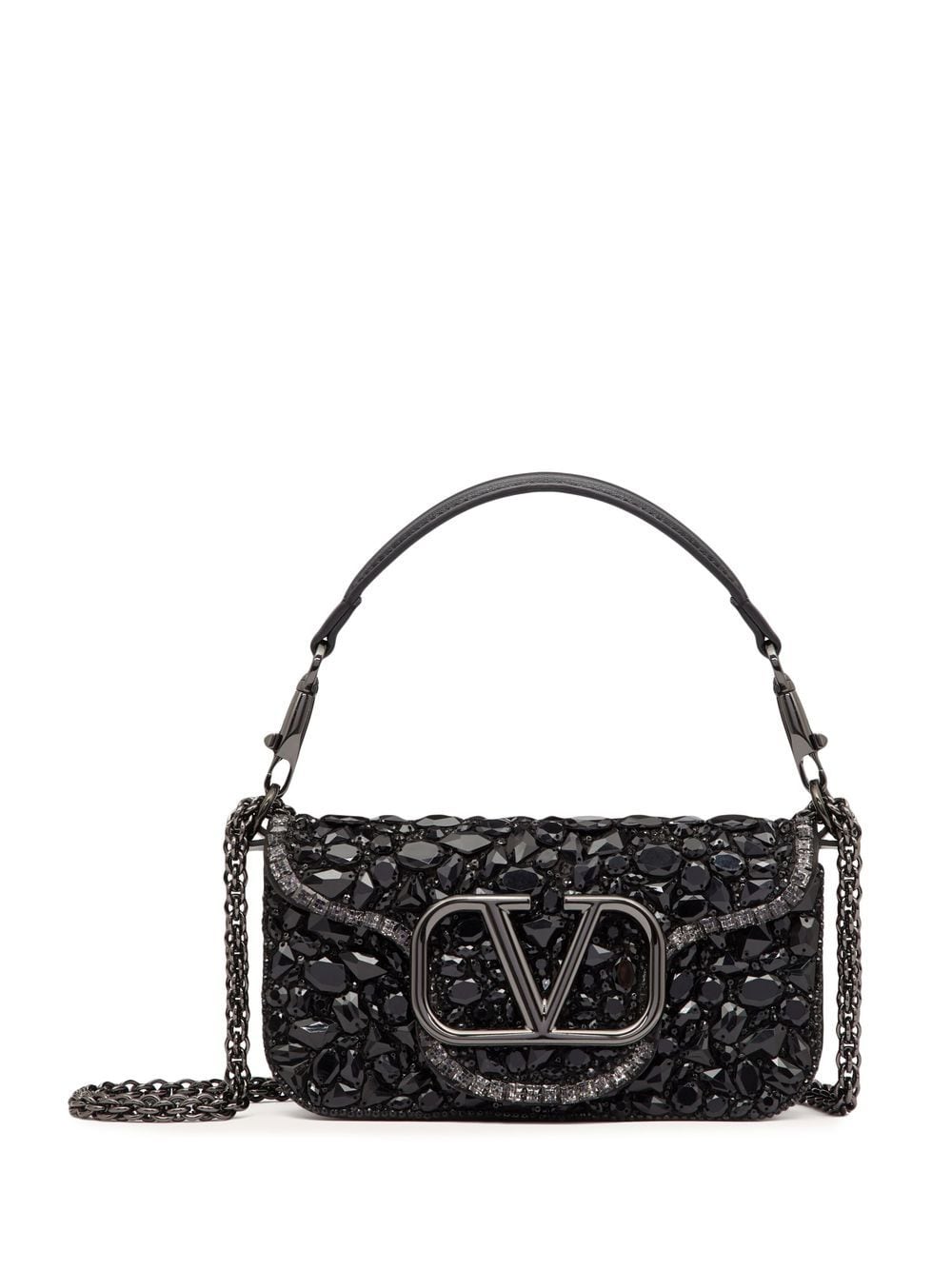 Valentino Garavani Locò embellished shoulder bag