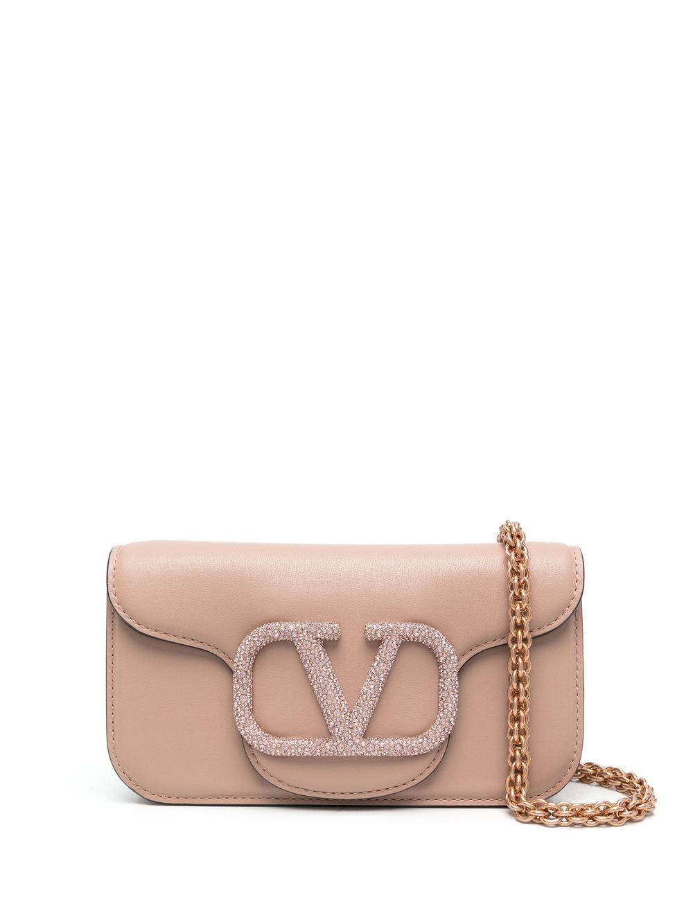 Valentino Garavani small Locò embellished shoulder bag