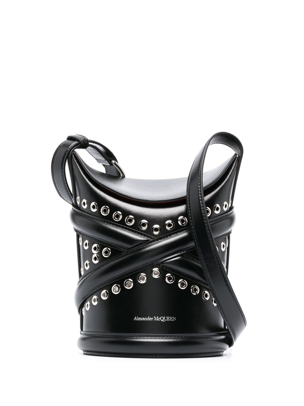 Alexander McQueen The Curve studded crossbody bag