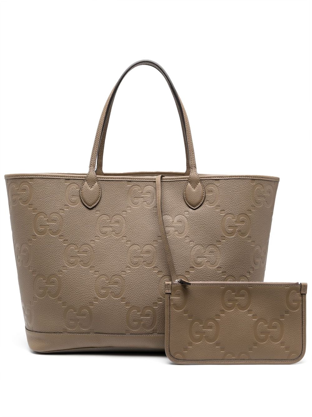 G*u*i all-over logo tote bag