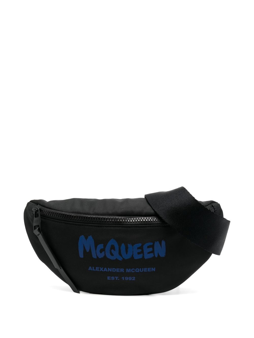 Alexander McQueen logo-print belt bag