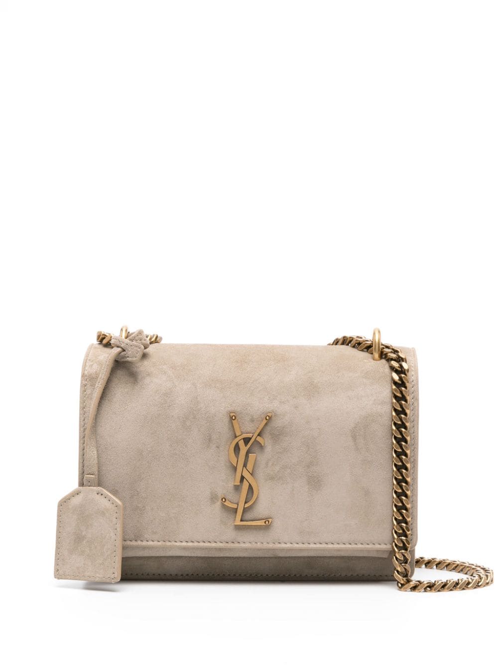 Saint Laurent small Sunset suede crossbody bag