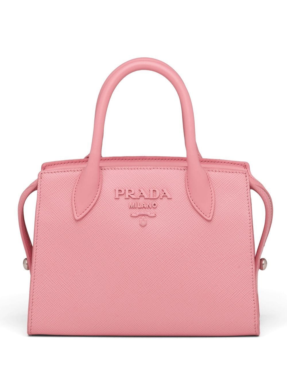 Pra*a logo-plaque tote bag