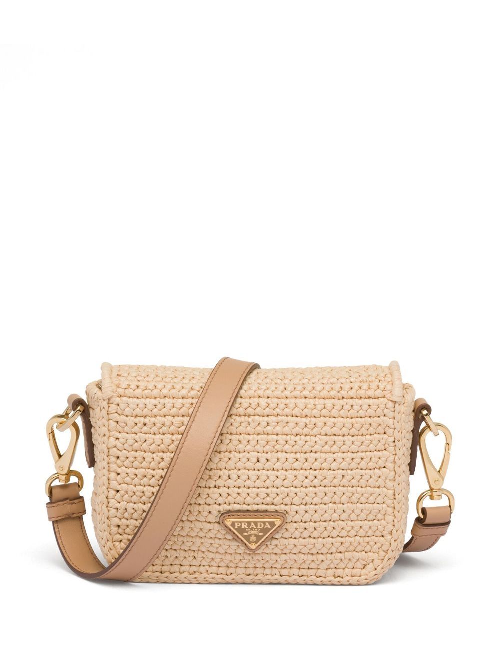 Pra*a raffia shoulder bag