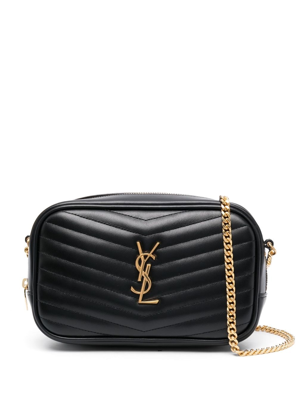 Saint Laurent logo-plaque crossbody bag
