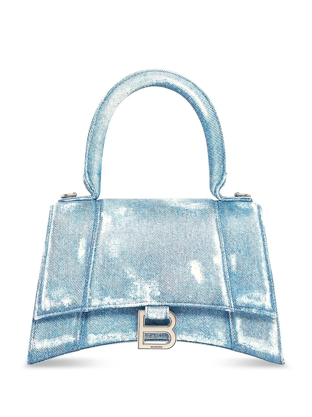 Ba*len*cia*ga s hourglass top-handle bag